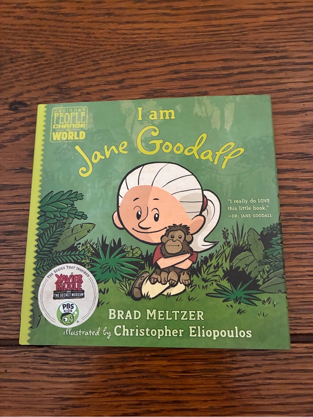 I Am Jane Goodall Children's Book - Green Cover